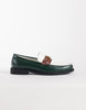 Penny loafers with gold-tone hardware